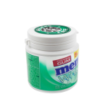 Scatola con 75 gomme senza zucchero Mentos Gum Mint 138g color menta verde