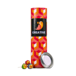 Tubo Chupa Chups personalizzabile con un totale di circa 60 unità color miscela di sapori vista dettaglio