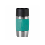 Bicchiere termico take away in acciaio inox antigoccia compatto color verde