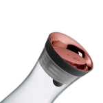 Decanter in vetro con filtro integrato e pratica chiusura WMF 1 L color marrone aranciato