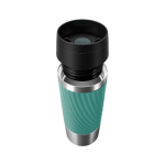 Tazza termica in acciaio inox ermetica Tefal Travel Classic Twist 360 ml color verde