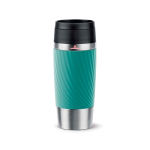 Tazza termica in acciaio inox ermetica Tefal Travel Classic Twist 360 ml color verde