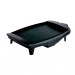 Piastra grill antiaderente con controllo della temperatura a 5 livelli Tefal color nero