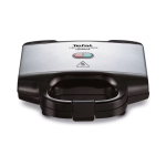 Griglia a contatto con piastre antiaderenti e chiusura sicura Tefal color argento