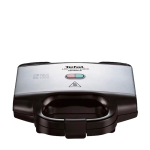 Griglia a contatto con piastre antiaderenti e chiusura sicura Tefal vista area di stampa