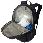 Zaino in nylon multifunzione con più scomparti Thule 23L color nero
