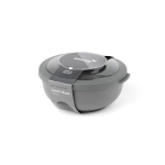 Portapranzo in plastica e Tritan realizzato in UE con coperchio ermetico 1L color grigio