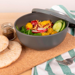 Portapranzo in plastica e Tritan realizzato in UE con coperchio ermetico 1L