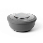 Portapranzo in plastica e Tritan prodotto in UE con coperchio ermetico 2L color grigio