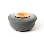 Portapranzo in plastica e Tritan prodotto in UE con coperchio ermetico 2L color grigio