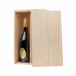 Cassetta per vino in legno media prodotta nell’UE con coperchio scorrevole