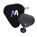 Massaggiatore muscolare portatile con Bluetooth e ricarica USB-C Therabody color nero