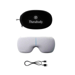 Maschera per occhi rilassante con calore e vibrazione Therabody color bianco