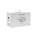 Maschera per occhi rilassante con calore e vibrazione Therabody color bianco