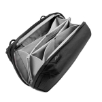 Organizzatore in nylon riciclato per accessori da viaggio Peak Design color nero