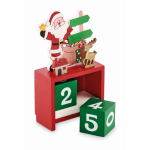 Calendario da scrivania di Natale per il conto alla rovescia color multicolore seconda vista