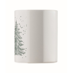 Tazza in ceramica con design natalizio e manico coordinato 300ml color verde scuro quinta vista