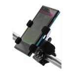 Supporto in plastica nera per cellulare specifico per biciclette color nero terza vista