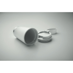 Bicchiere da viaggio a doppia parete in RPET 300ml color bianco