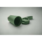 Bicchiere da viaggio a doppia parete in RPET 300ml color verde scuro