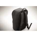 Zaino nero porta laptop in RPET resistente all’acqua 16'' color nero vista fotografia