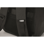 Zaino nero porta laptop in RPET resistente all’acqua 16'' color nero vista fotografia