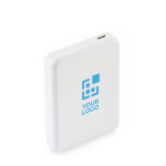 Batteria esterna ricarica rapida compatibile con laptop 5.000 mAh color bianco vista area di stampa