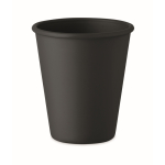 Bicchiere riutilizzabile a parete singola in mais 200ml color nero