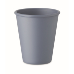 Bicchiere riutilizzabile a parete singola in mais 200ml color nero opaco