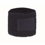 Polsiera da allenamento in poli-cotone con patch personalizzabile color blu mare