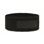 Fascia da allenamento per la testa con patch personalizzabile color nero