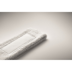 Fascia da allenamento per la testa con patch personalizzabile color bianco quarta vista fotografica