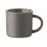 Tazzina da caffè in ceramica personalizzabile 40ml color grigio scuro