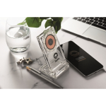 Supporto trasparente per telefono con caricatore wireless 15W color trasparente vista ambiente principale