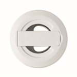 Supporto circolare magnetico per iPhone® con apribottiglie incluso color bianco