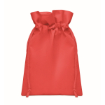 Sacchettino unicolor per regalo in RPET 20x30 cm color rosso