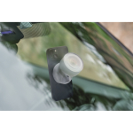 Supporto magnetico per telefono con possibilità di ricarica color bianco seconda vista ambiente