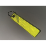 Portachiavi “Remove before flight” riflettente e personalizzabile color giallo fluorescente terza vista fotografica