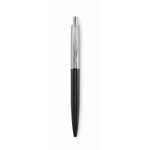 Penna a pulsante in acciaio inox in astuccio con inchiostro blu color nero sesta vista