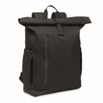 Zaino roll-top porta laptop con tracolla per trolley 15'' color nero