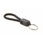 Bracciale nero con cavo di ricarica e trasferimento dati 60W color nero sesta vista