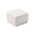 Elegante premio a forma di cubo in vetro personalizzabile color trasparente quinta vista