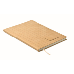 Taccuino a copertina morbida in similpelle fumé A5 a righe color beige