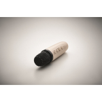 Set karaoke con altoparlante stile vintage con luci LED e microfono color beige quinta vista fotografica