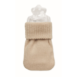 Piccolo scaldamani in poliestere con sistema ad acqua calda color beige