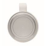 Tazza da asporto per colazione con 2 scomparti separati 450ml color bianco ottava vista