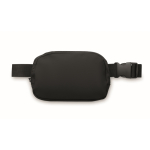 Marsupio in PU con scomparto principale e tasca posteriore color nero