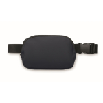 Marsupio in PU con scomparto principale e tasca posteriore color blu mare