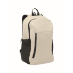 Zaino porta laptop con varie tasche esterne 15'' color avorio