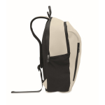 Zaino porta laptop con varie tasche esterne 15'' color avorio quinta vista